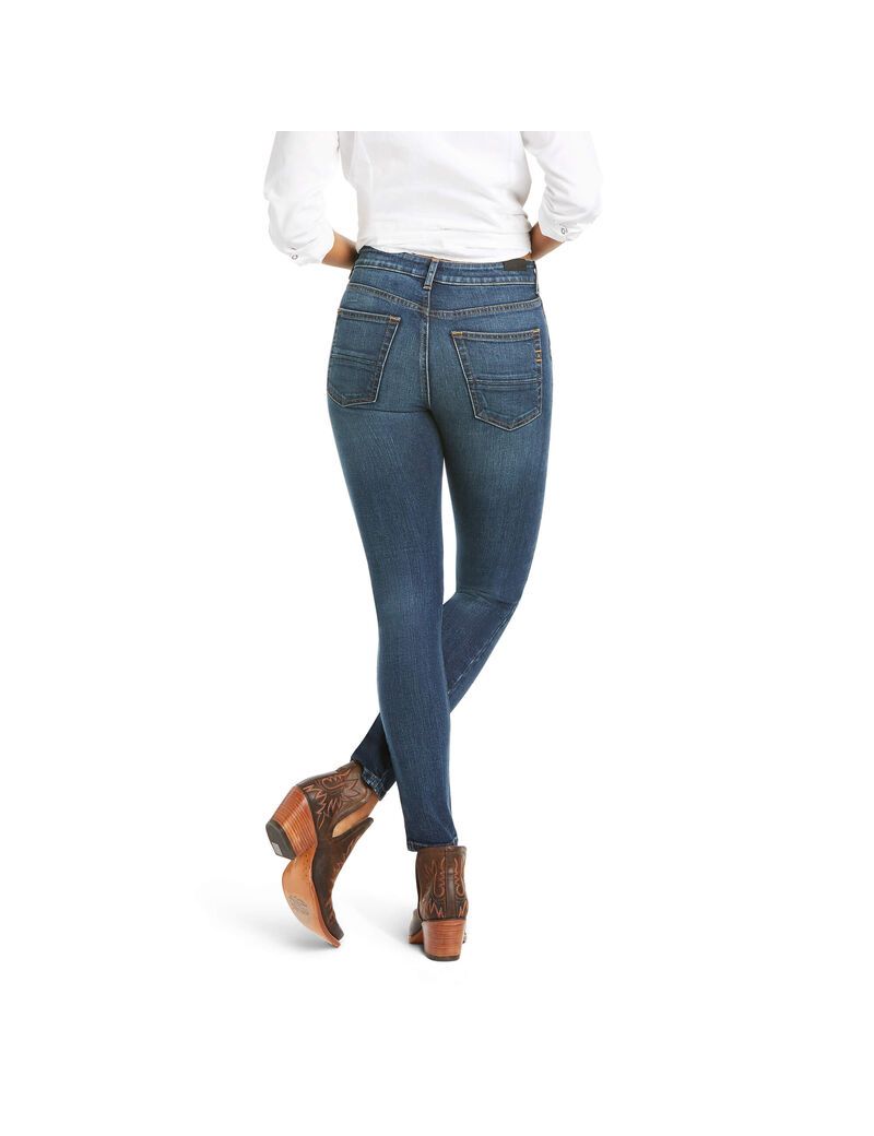 Jeans Ariat Premium High Rise Flaco Stretch Azules | QNW916820