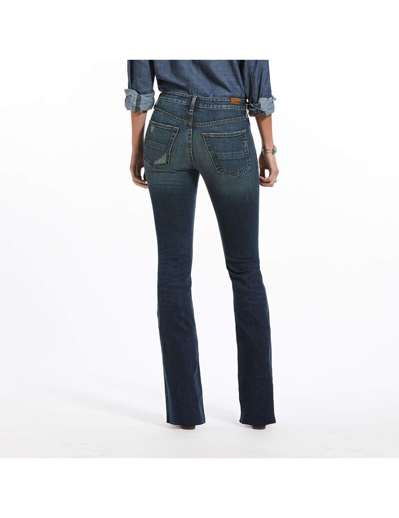 Jeans Ariat Premium High Rise Flare Azules | YOB049385