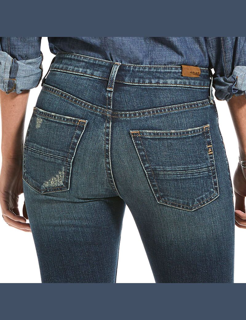 Jeans Ariat Premium High Rise Flare Azules | YOB049385