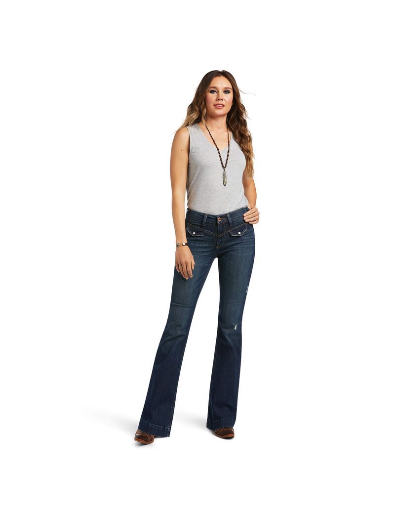 Jeans Ariat Slim Trouser Bessie Anchos Leg Multicolor | MIL264137