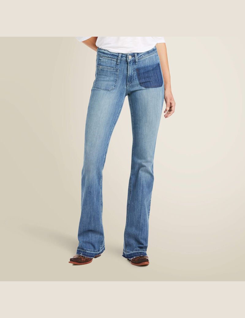 Jeans Ariat Slim Trouser Vivianne Anchos Leg Multicolor | XZQ308672