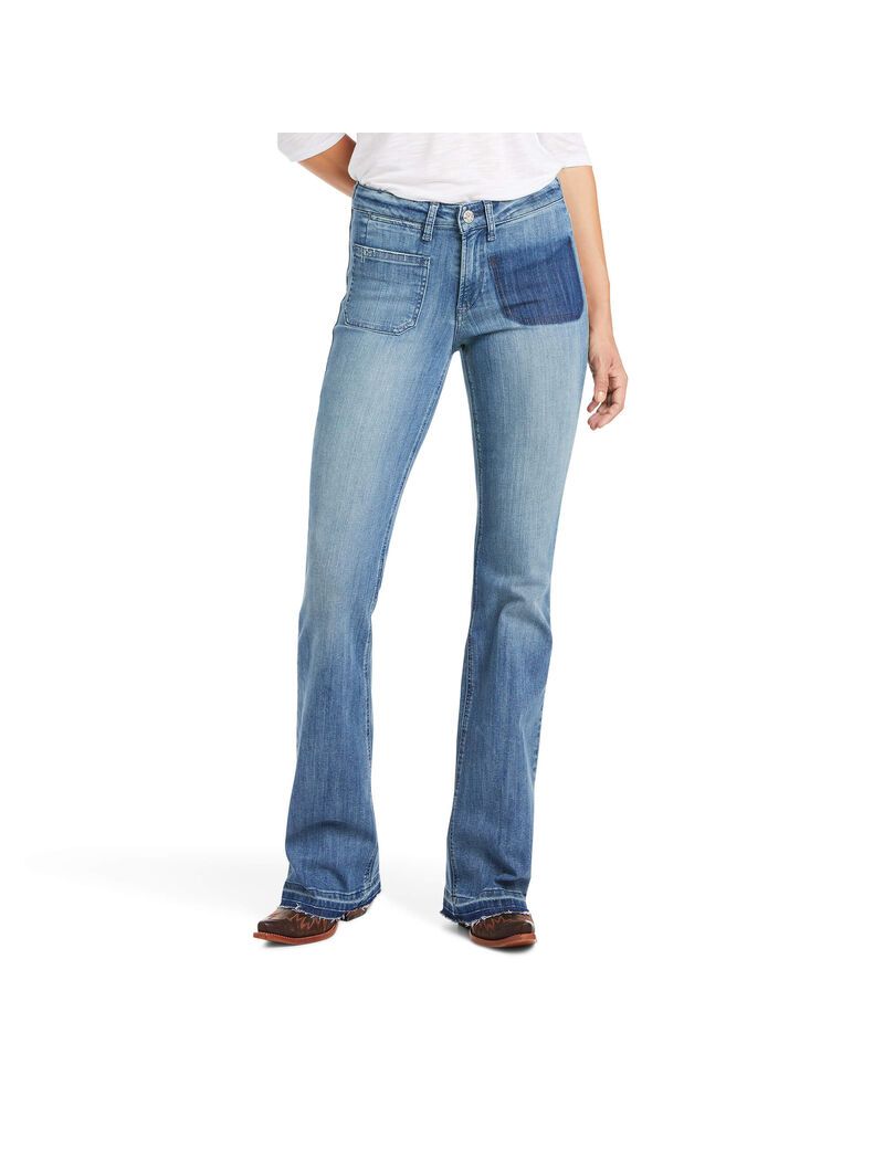 Jeans Ariat Slim Trouser Vivianne Anchos Leg Multicolor | XZQ308672