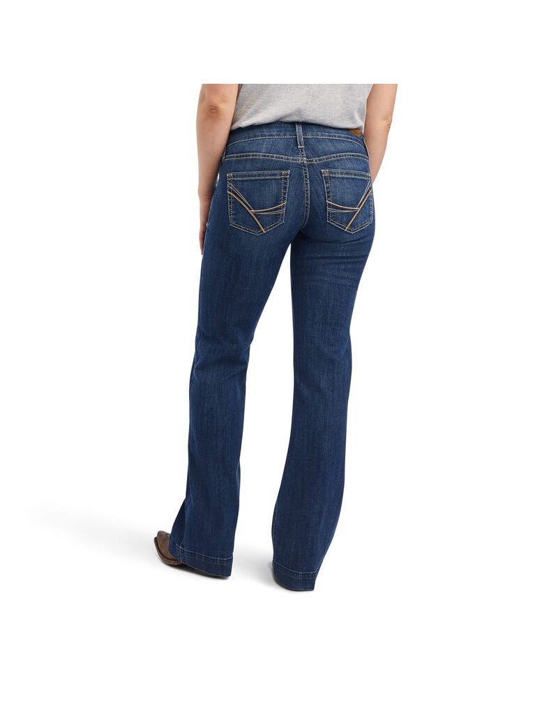 Jeans Ariat Trouser Mid Rise Amaryllis Anchos Leg Multicolor | ACX398476