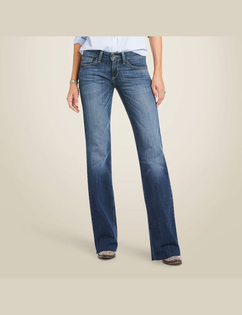 Jeans Ariat Trouser Mid Rise Anabelle Anchos Leg Multicolor | API613942