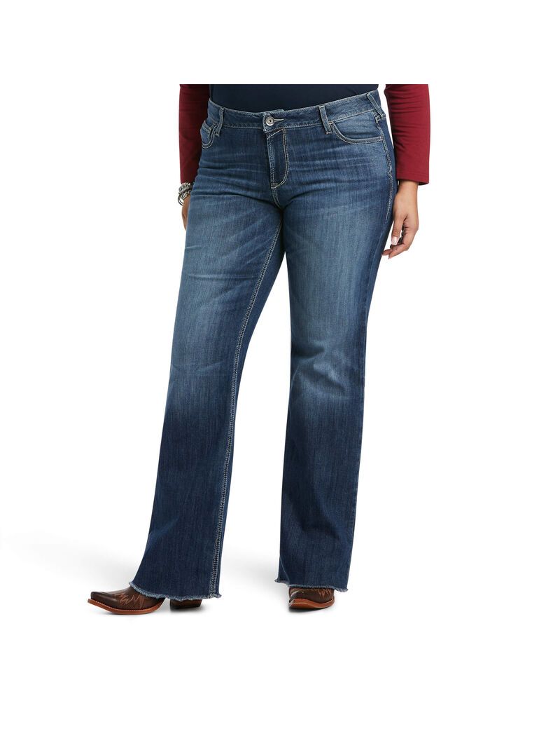 Jeans Ariat Trouser Mid Rise Anabelle Anchos Leg Multicolor | API613942