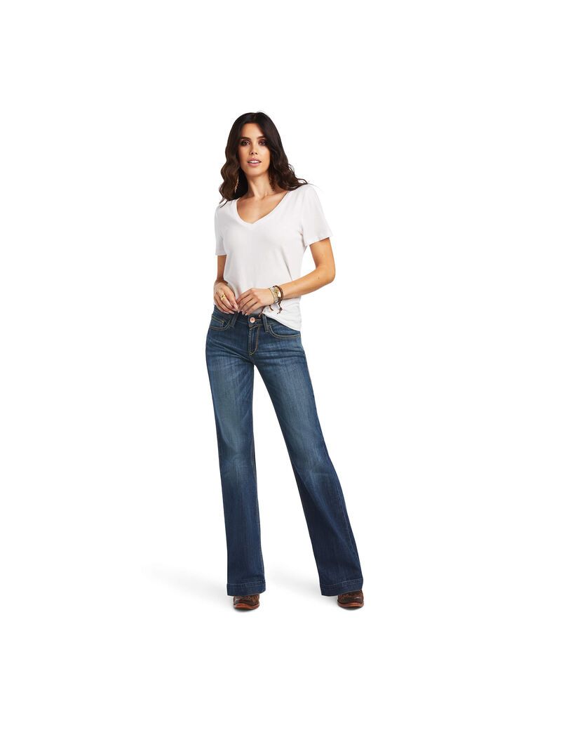 Jeans Ariat Trouser Perfect Rise Alana Anchos Leg Multicolor | SRG583096