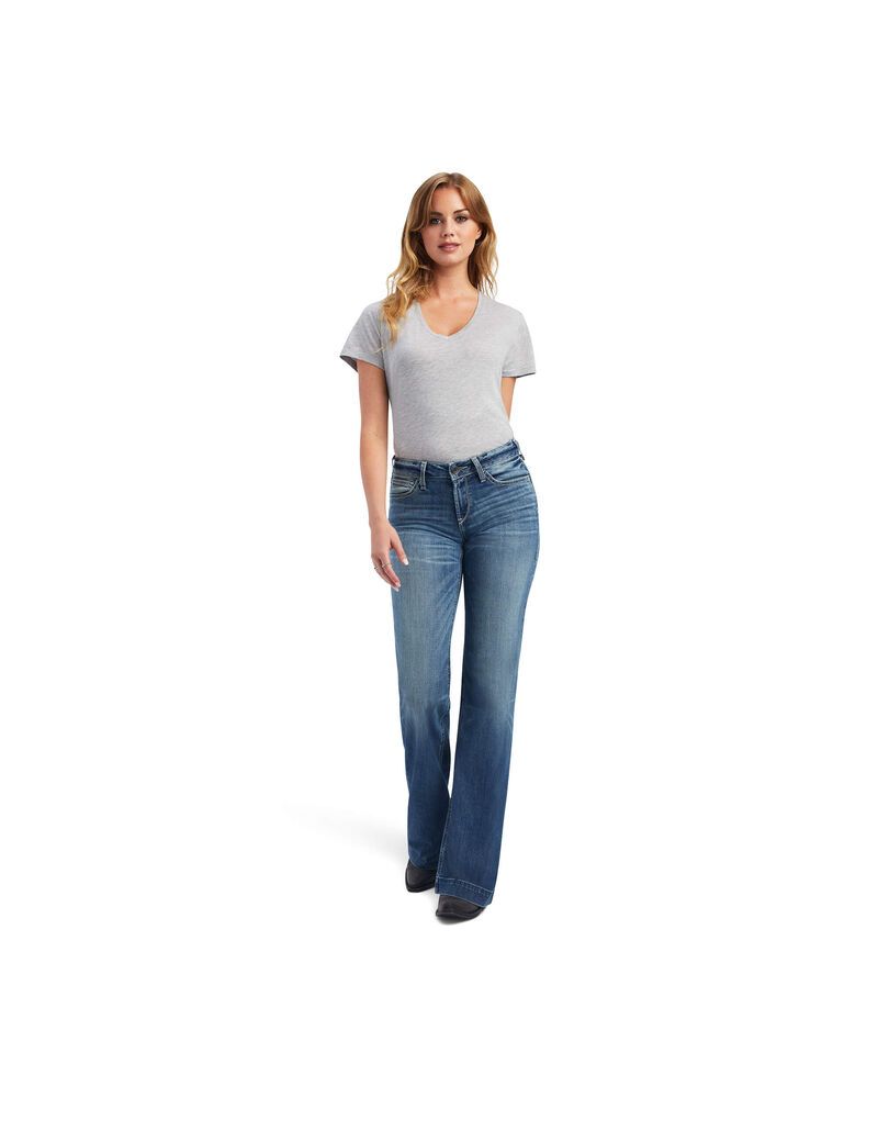 Jeans Ariat Trouser Perfect Rise Chelsey Anchos Leg Multicolor | BMS952604