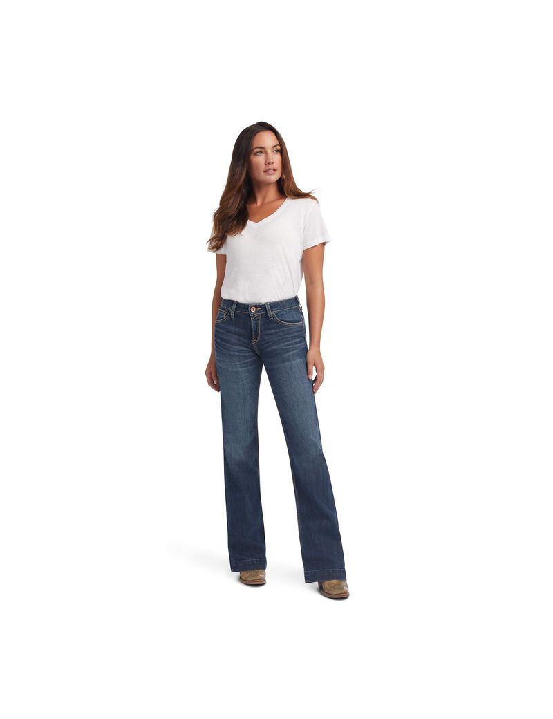 Jeans Ariat Trouser Perfect Rise Maggie Anchos Leg Multicolor | JFK308726