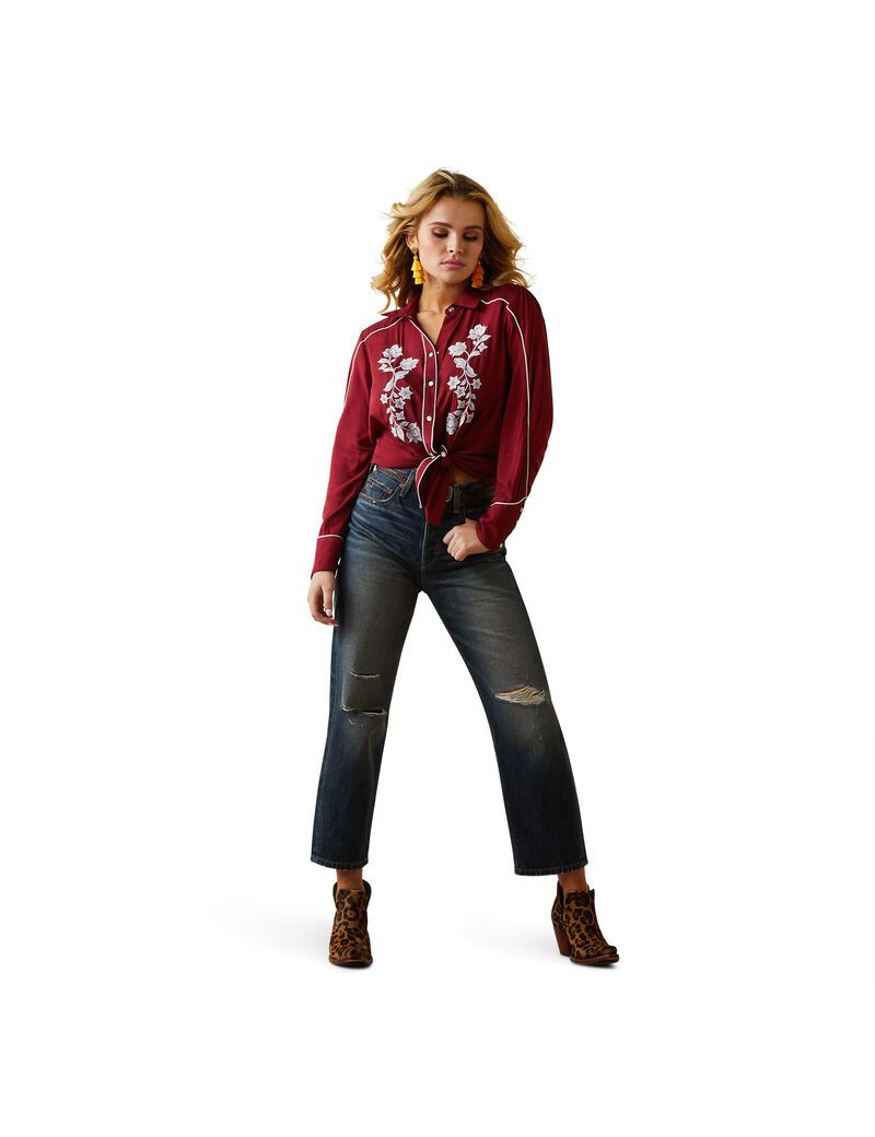 Jeans Ariat Ultra High Rise Tomboy Directo Multicolor | YRQ608413