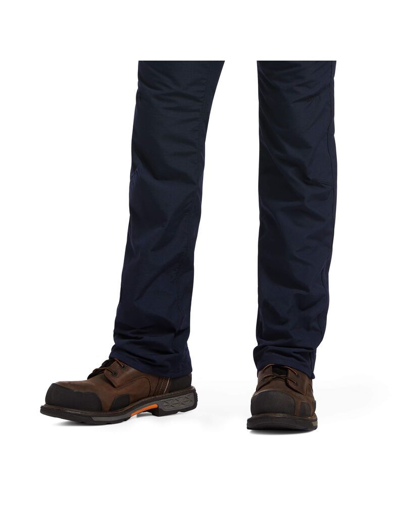 Pantalones Ariat FR M5 Directo DuraLight Ripstop Stackable Directo Leg Azul Marino | CLG469137