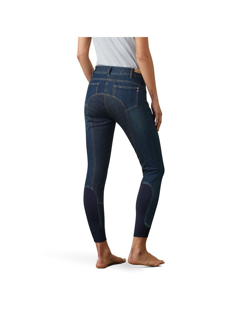 Pantalones Ariat Halo Denim Full Seat Breech Azules | EWP721580