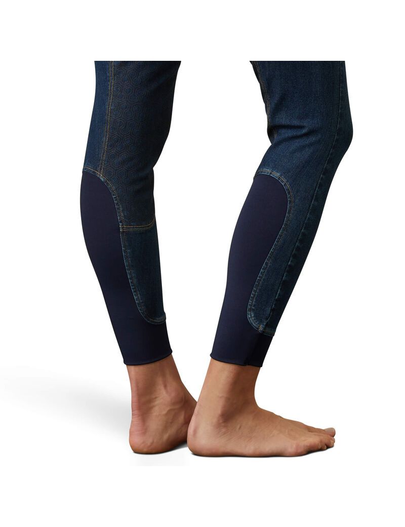 Pantalones Ariat Halo Denim Full Seat Breech Azules | EWP721580