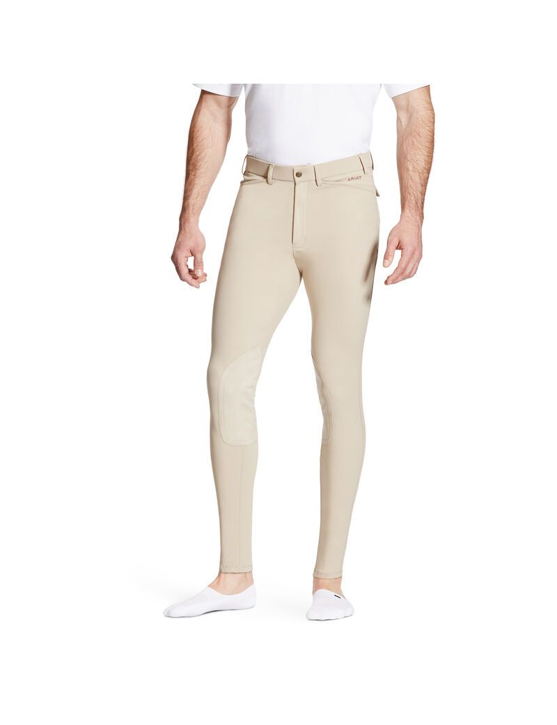 Pantalones Ariat Olympia Knee Patch Breech Marrom | INY354297