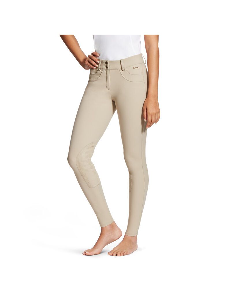 Pantalones Ariat Olympia Knee Patch Breech Marrom | UZA245037