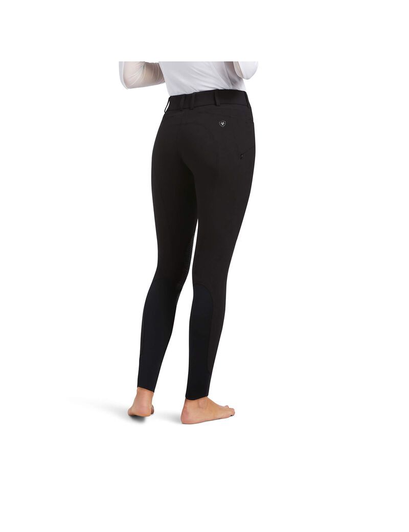 Pantalones Ariat Prelude Knee Patch Breech Negros | LQA325608