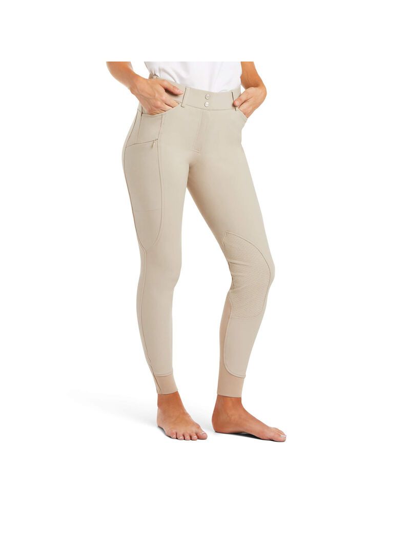 Pantalones Ariat Prelude Knee Patch Breech Marrom | MRV590126