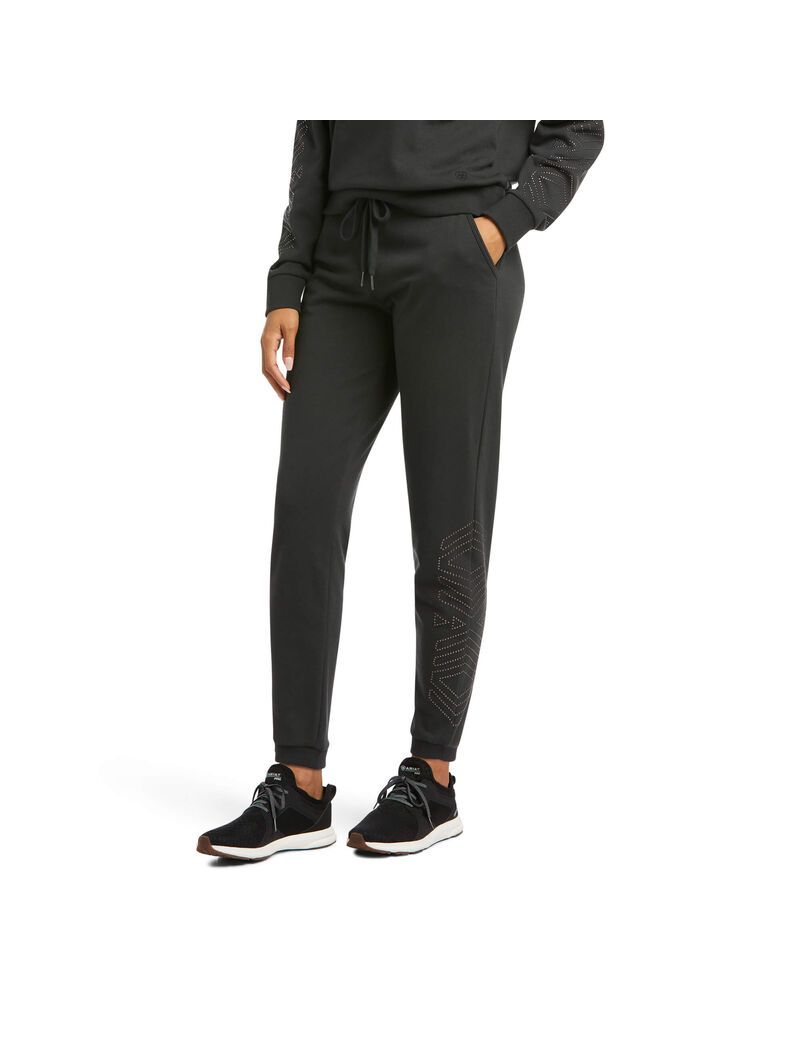 Pantalones Ariat Spark Sweatpants Negros | OAE203958