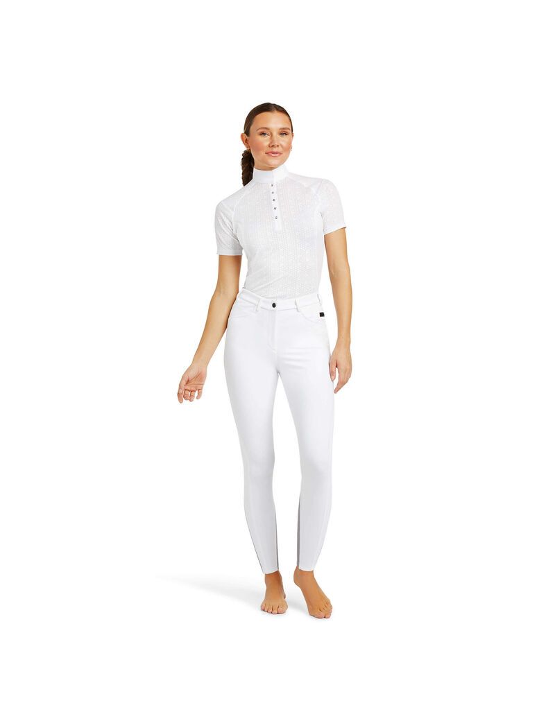 Pantalones Ariat Speranza Knee Patch Breech Blancos | KXR601392