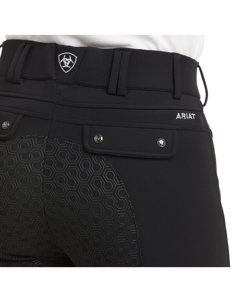 Pantalones Ariat Tri Factor Frost Insulated Full Seat Breech Negros | WFJ086794