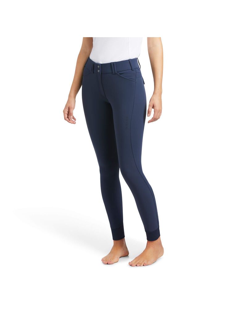 Pantalones Ariat Tri Factor Grip Knee Patch Breech Azules | RWE570318