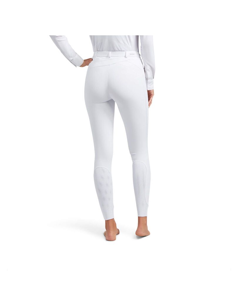 Pantalones Ariat Triton Grip Knee Patch Breech Blancos | ZCQ376842