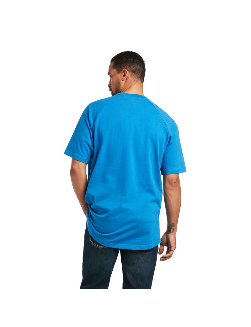 Ropa De Trabajo Ariat Rebar Algodon Strong T Shirts Multicolor | HAV680912