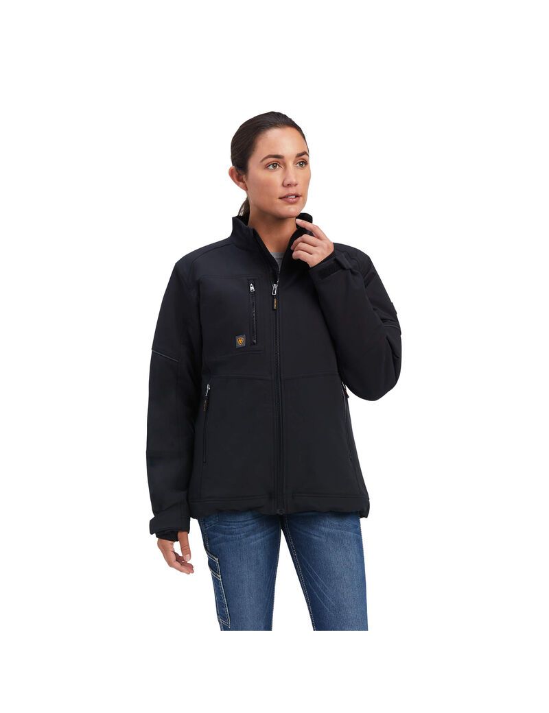 Ropa De Trabajo Ariat Rebar Dri-Tek DuraStretch Insulated Jackets Negros | OUL816450