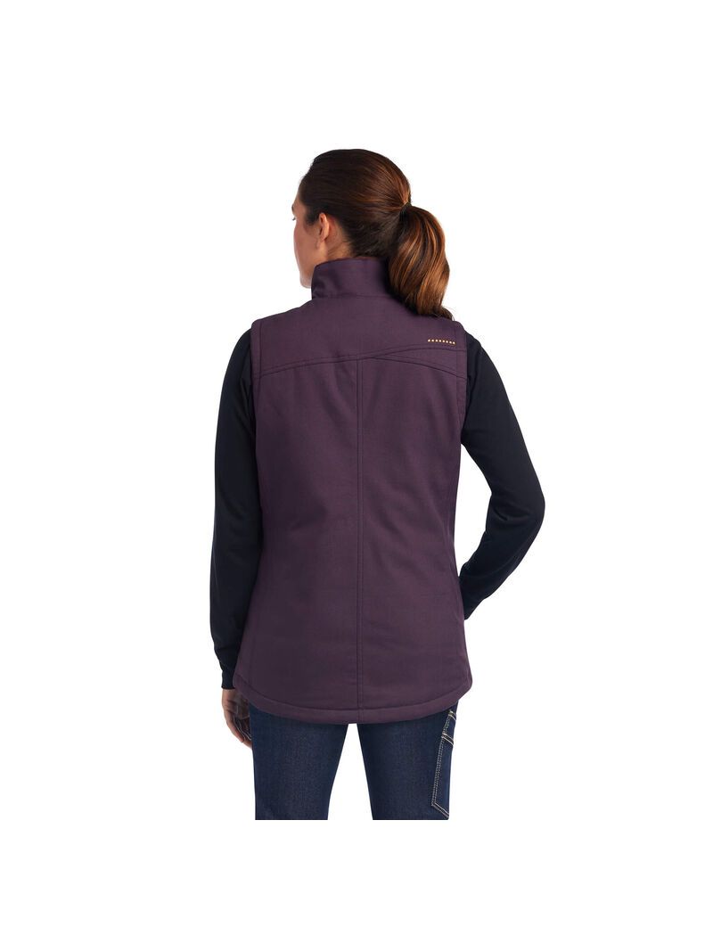 Ropa De Trabajo Ariat Rebar DuraCanvas Insulated Vest Morados | ZXB132847