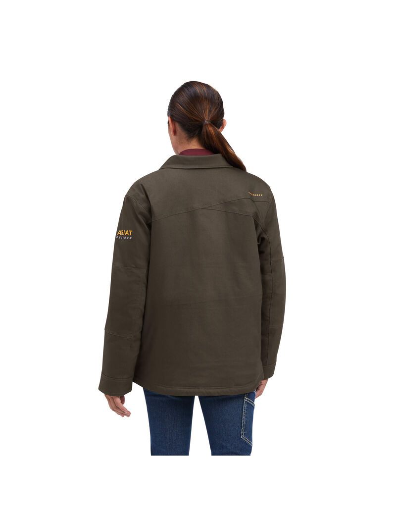 Ropa De Trabajo Ariat Rebar DuraCanvas Sherpa-Forro Coats Multicolor | YGO951426