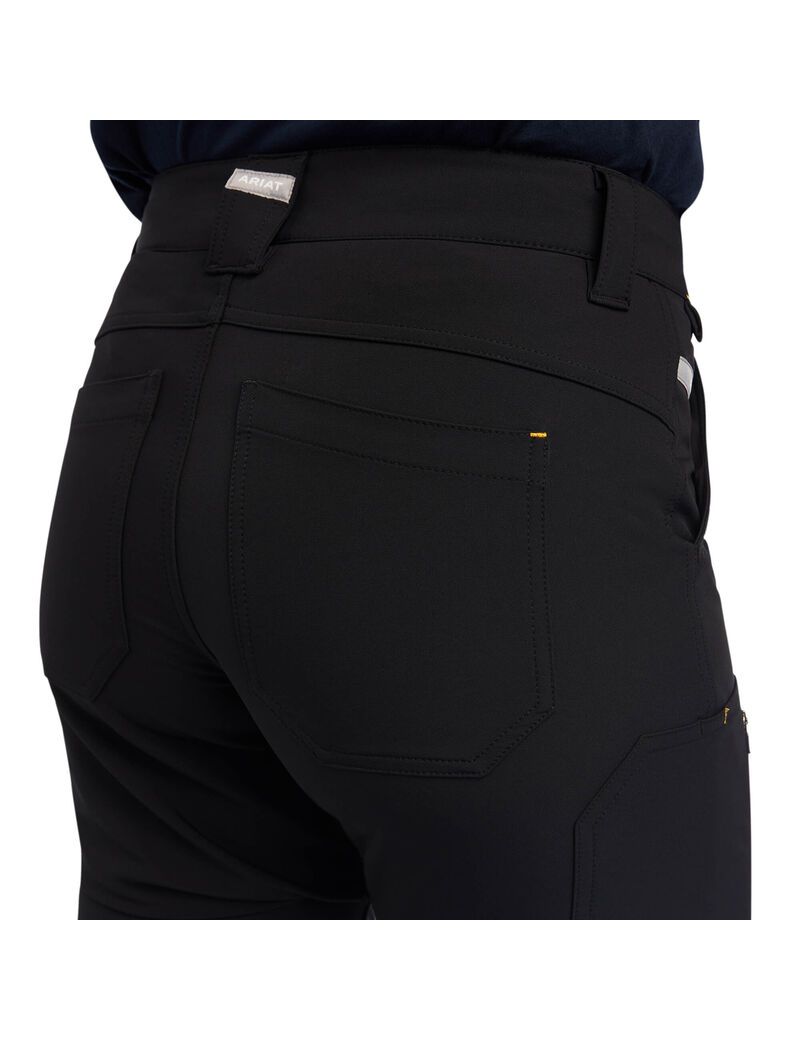 Ropa De Trabajo Ariat Rebar DuraStretch DriTEK Softshell Directo Pants Negros | UMW208961