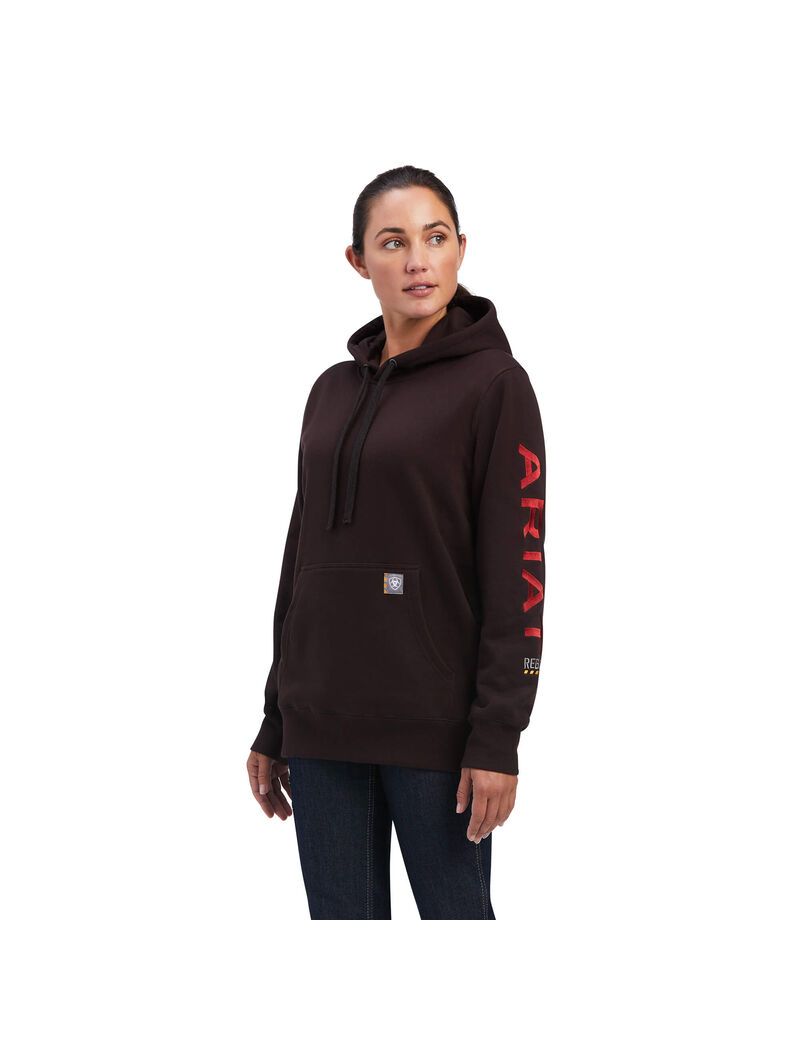 Ropa De Trabajo Ariat Rebar Estampados Hoodie Multicolor | MSN637598