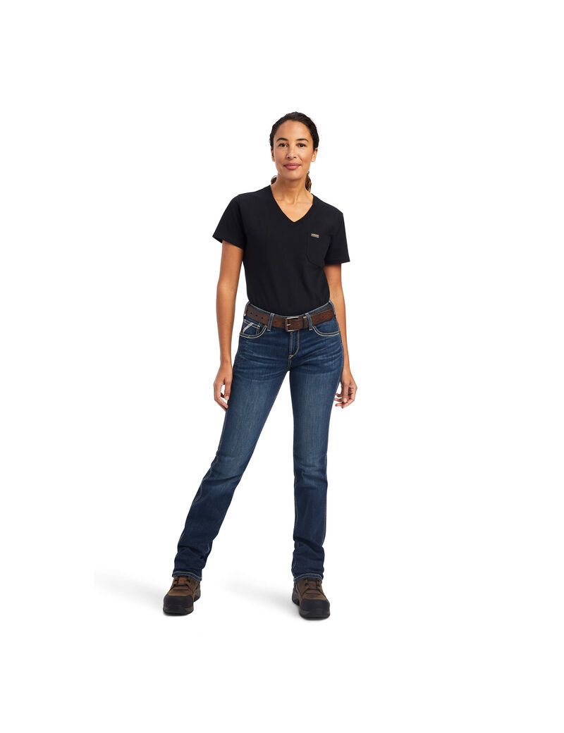 Ropa De Trabajo Ariat Rebar Riveter Directo Jeans Multicolor | LIN029673