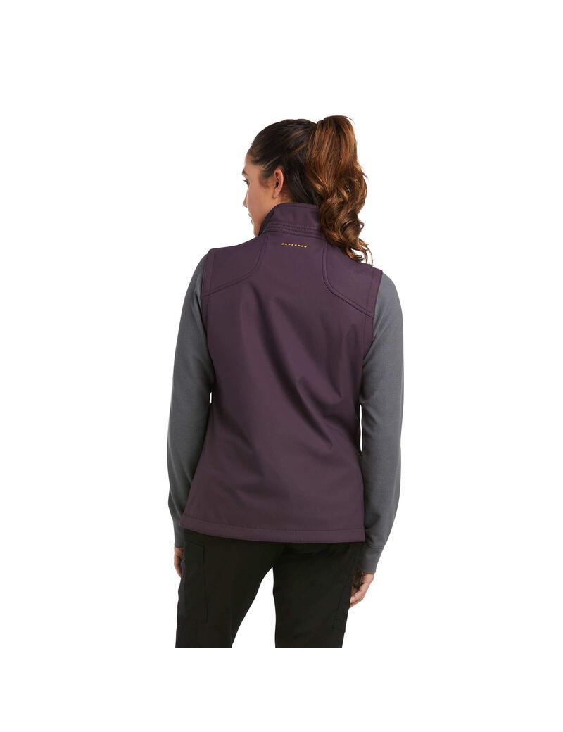 Ropa De Trabajo Ariat Rebar Stretch Lona Softshell Vest Morados | GBX319568