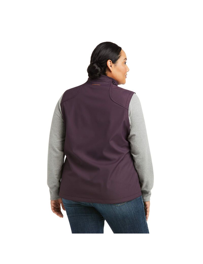 Ropa De Trabajo Ariat Rebar Stretch Lona Softshell Vest Morados | GBX319568