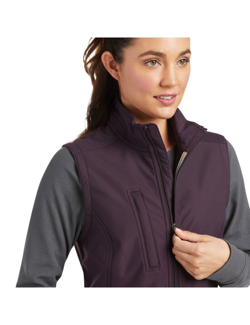 Ropa De Trabajo Ariat Rebar Stretch Lona Softshell Vest Morados | GBX319568