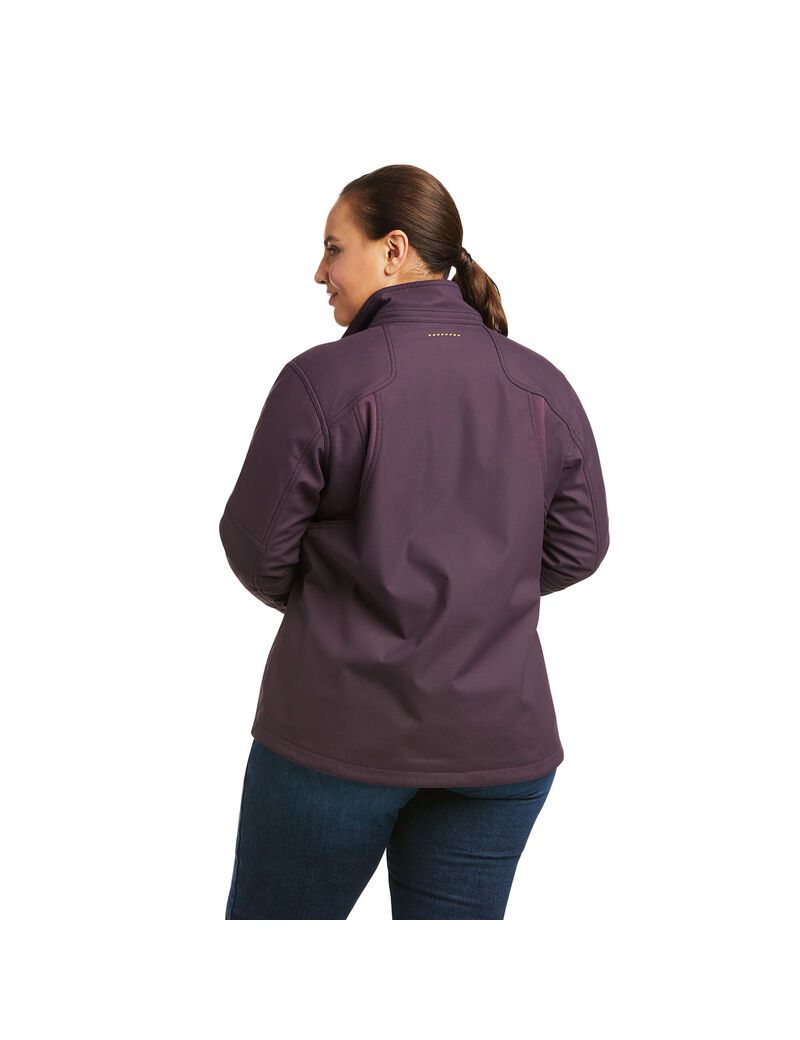 Ropa De Trabajo Ariat Rebar Stretch Lona Softshell Jackets Morados | YQE398724