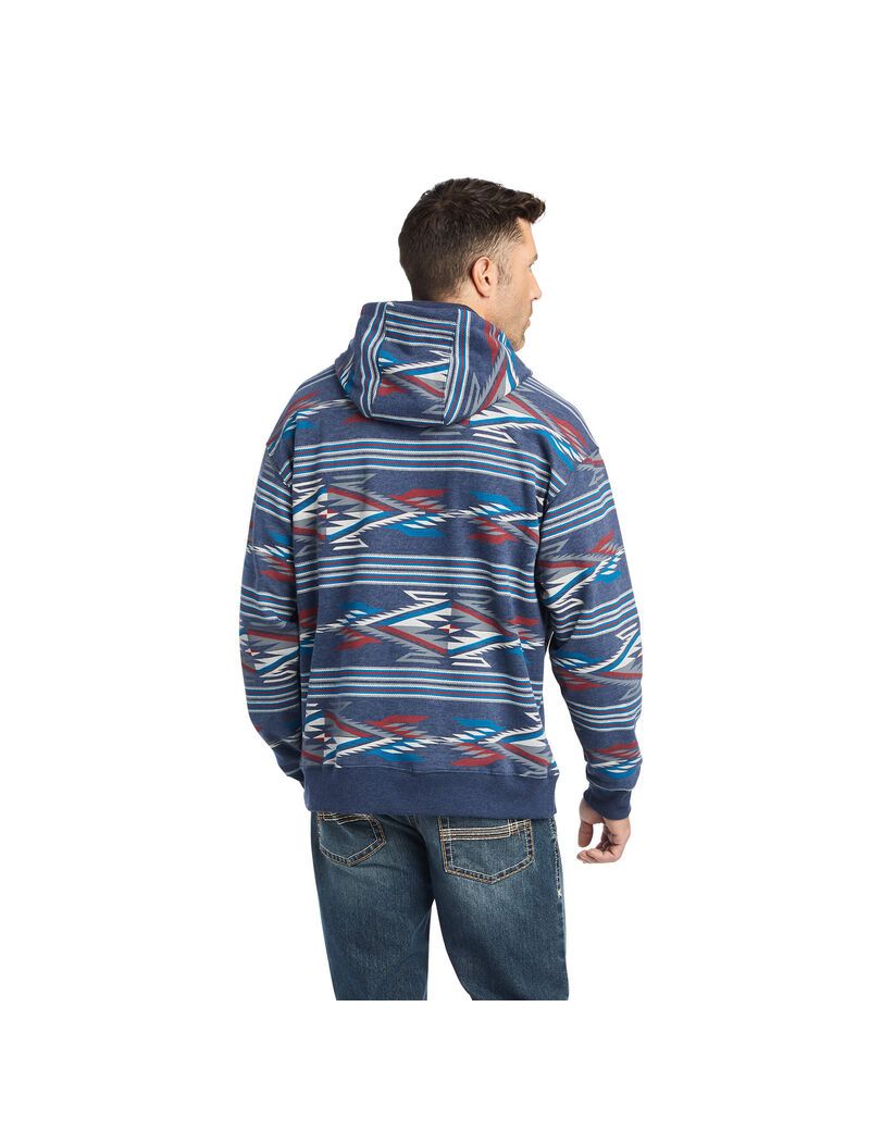 Sudadera Con Capucha Ariat All-over print Chimayo Multicolor | UDX428635