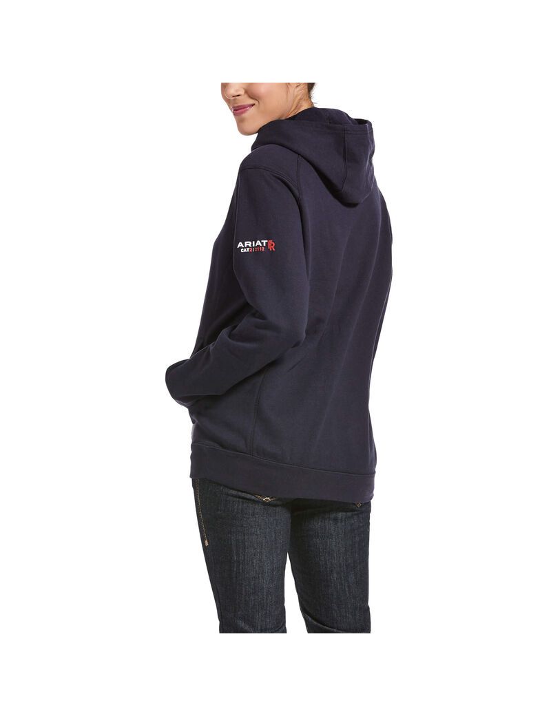 Sudadera Con Capucha Ariat FR Rev Pullover Azul Marino | NKH271840