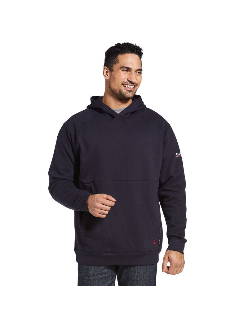 Sudadera Con Capucha Ariat FR Rev Pullover Azul Marino | OCM401952