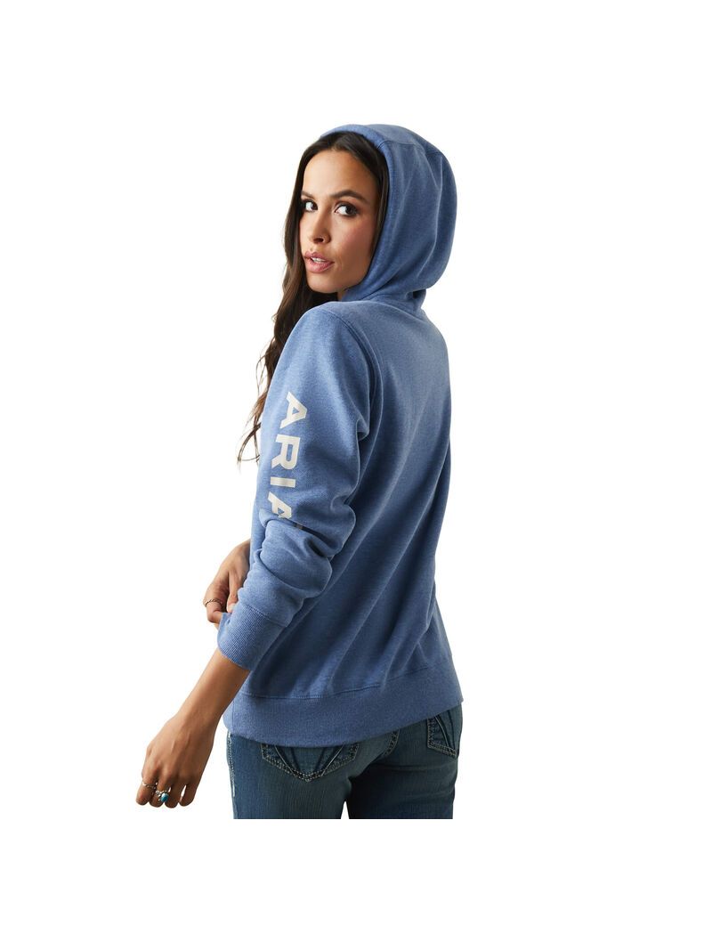 Sudadera Con Capucha Ariat Logo Azules | GYP249317