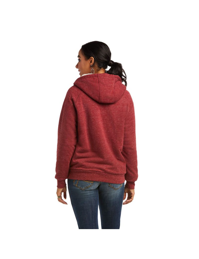 Sudadera Con Capucha Ariat REAL Sherpa Full Zip Multicolor | NQV439687