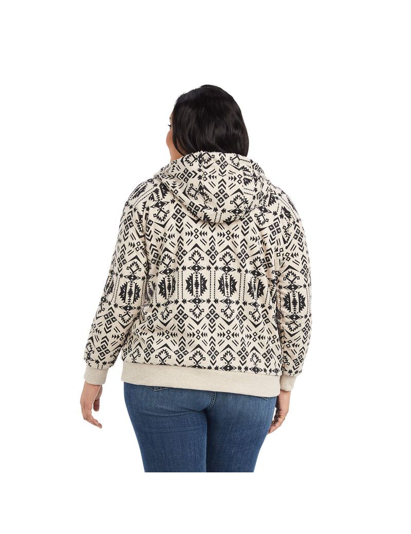 Sudadera Con Capucha Ariat REAL Sherpa Full Zip Multicolor | VCZ386017