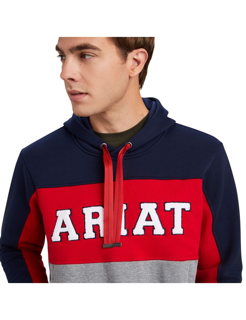 Sudadera Con Capucha Ariat Rabere Team Azul Marino | HDS723094