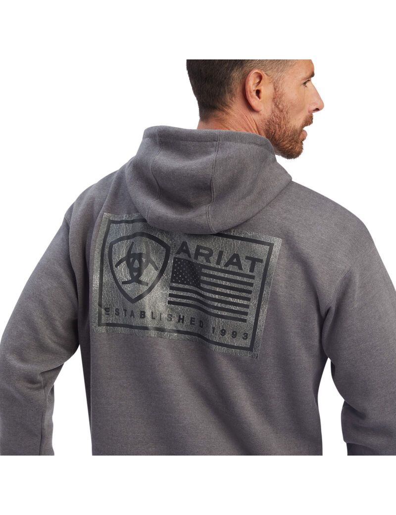 Sudaderas Ariat EST Block Grises | KXZ784236