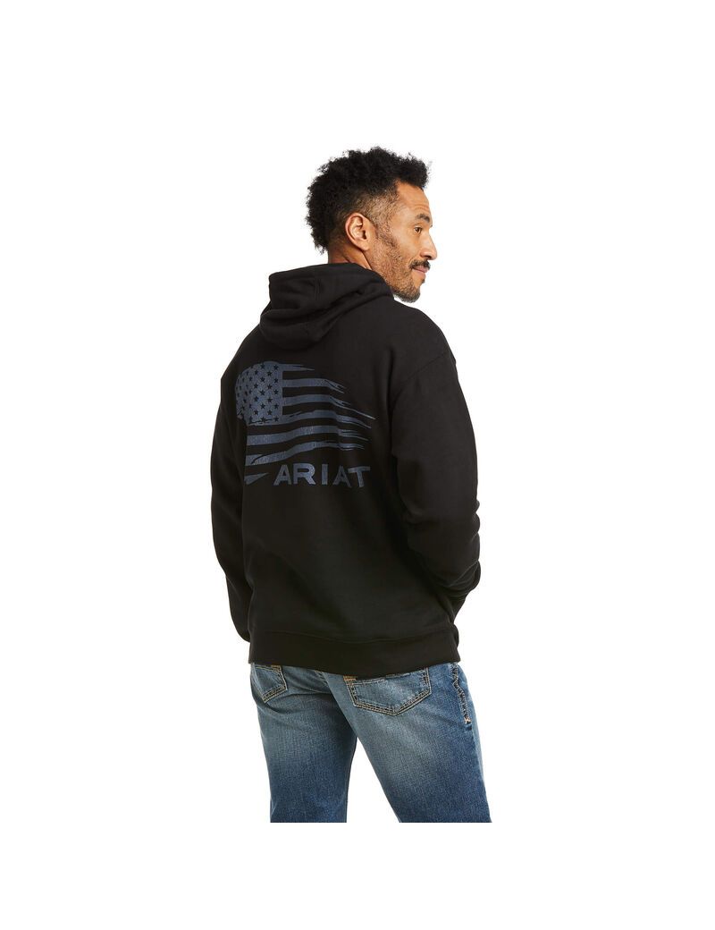 Sudaderas Ariat Patriot 2.0 Negros Grises | VGY569307