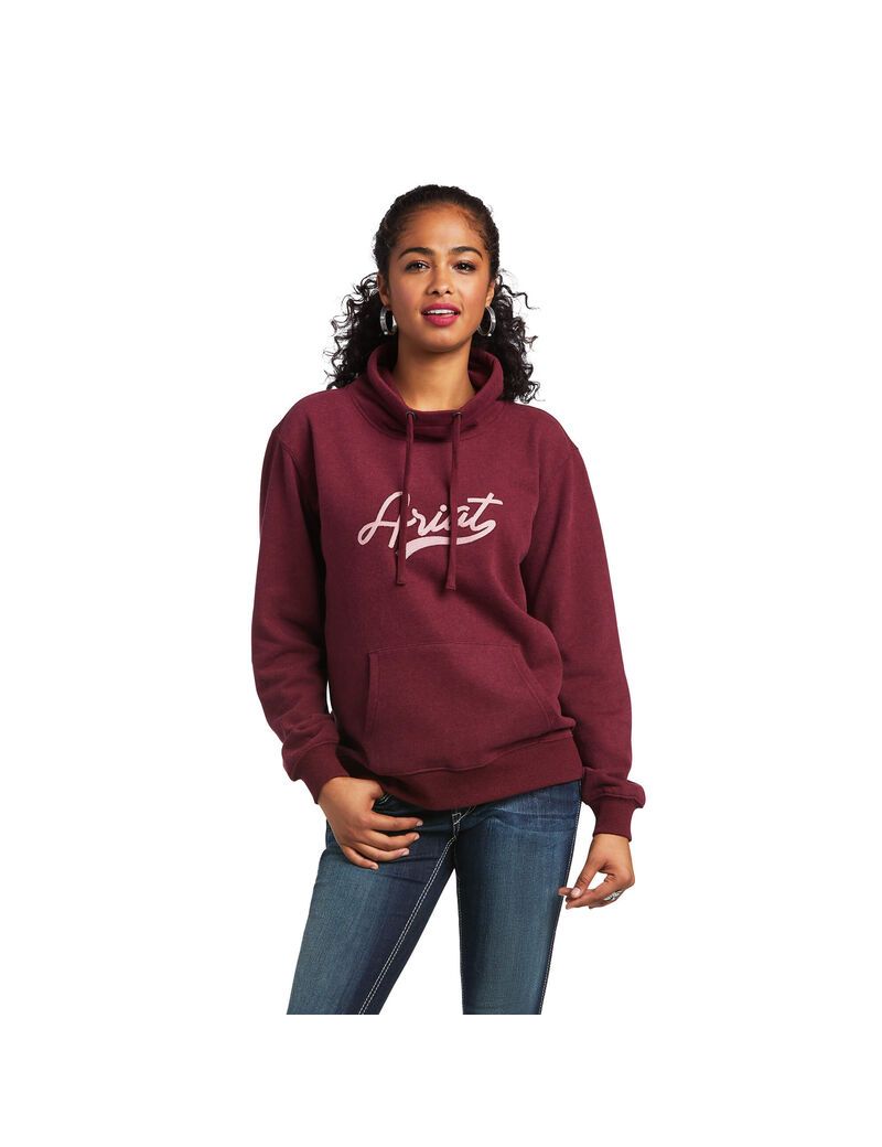 Sudaderas Ariat REAL Logo Script Cowl Multicolor | VRO067231