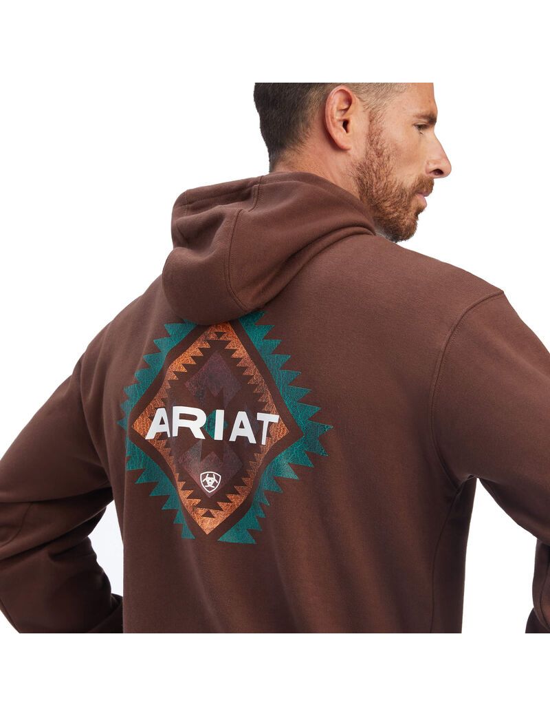 Sudaderas Ariat Southwest Cuero Marrom | DMY045716