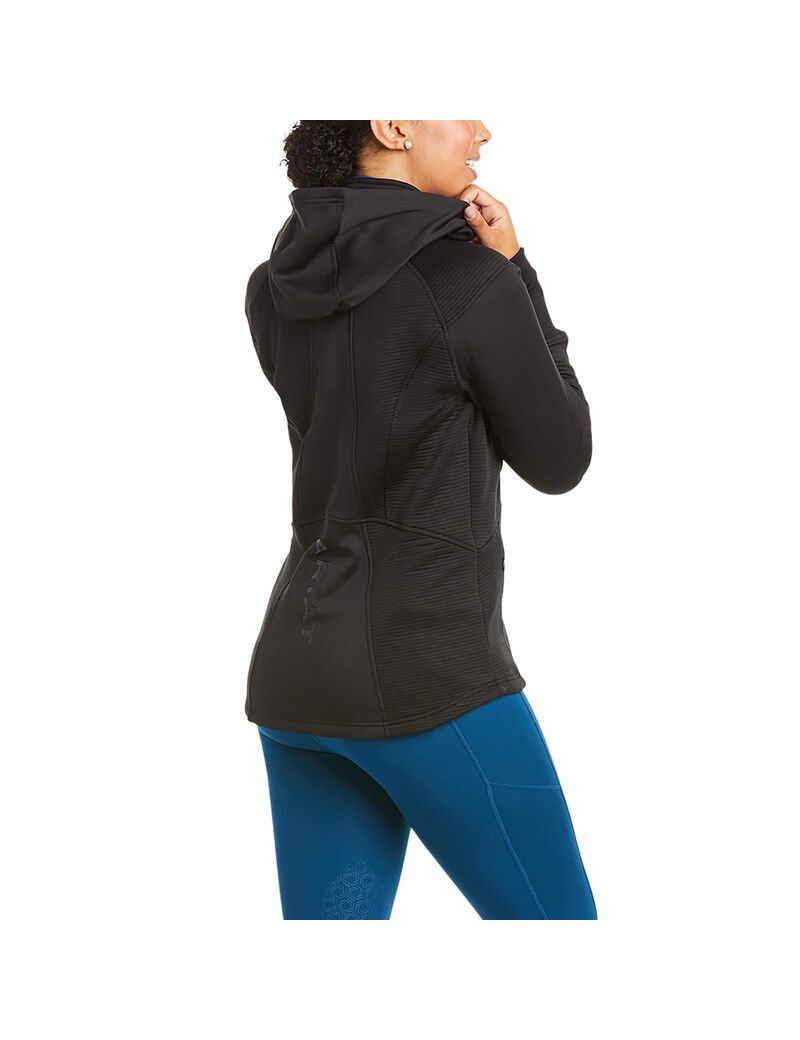 Sudaderas Ariat Wilde Full Zip Negros | XSN598167