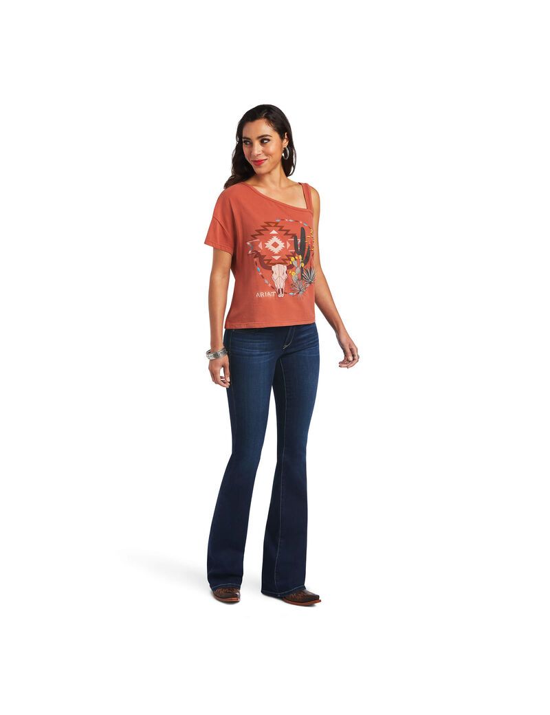 Tops Ariat Around and Around Tee Multicolor | VDM130724