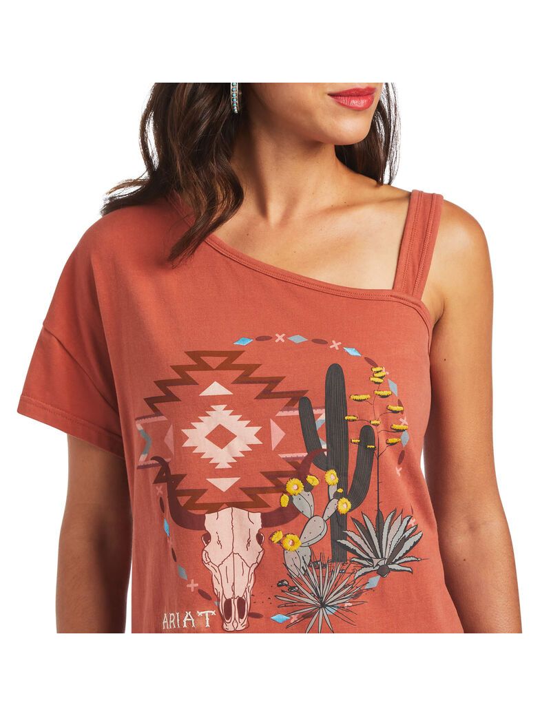 Tops Ariat Around and Around Tee Multicolor | VDM130724